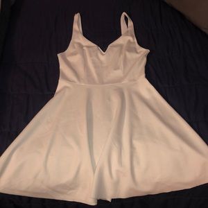 White semi formal dress
